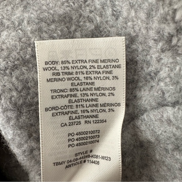 Wilfred Taylor Merino wool heather chrome midi dress - Picture 4 of 5